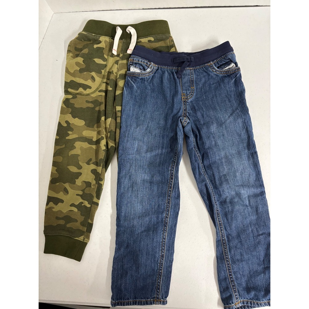 Kids 365 Kids Garanimals Camo Joggers and Carters Denim Jeans Bundle Size 5T